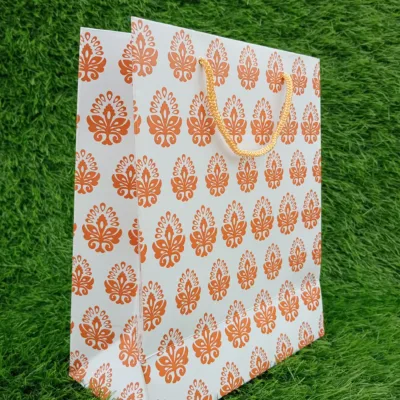 Return gift bags - Yellow color - Paper bag | Pack of 25 bags @Rs.12.50/bag +GST(5%)